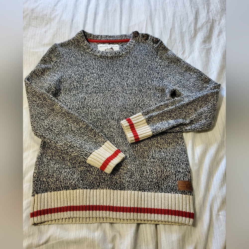Roots cabin knit sweater - size medium